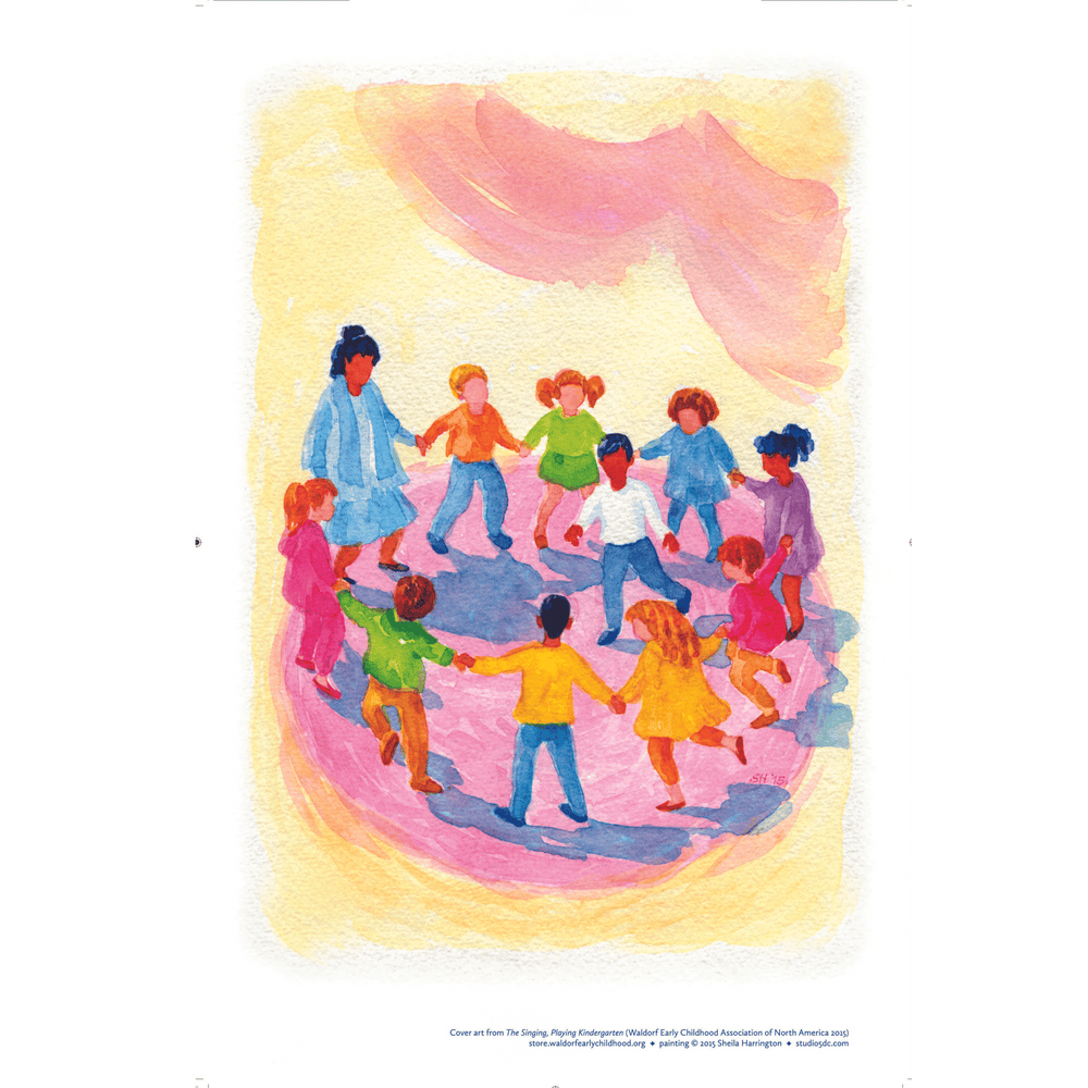 The Singing, Playing Kindergarten - WECAN Cover Art Prints for Home and Classroom
